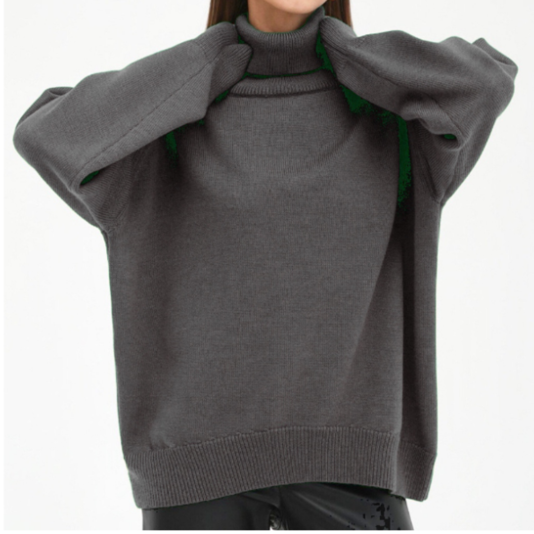 Auriane – Pull femme col roulé oversize
