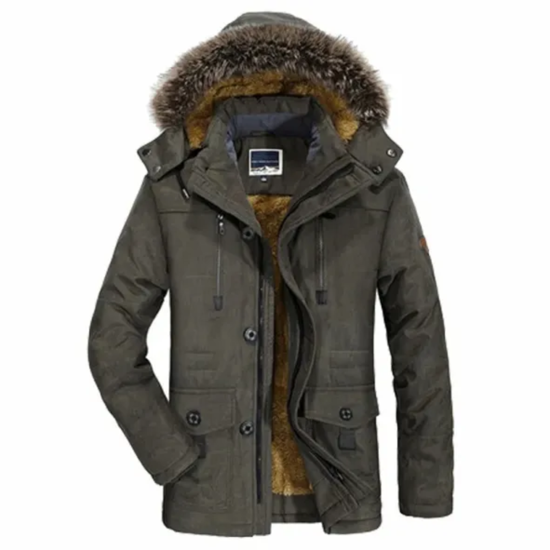 Laurent – Parka homme hiver à capuche