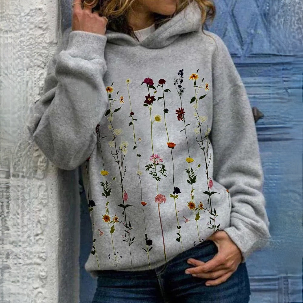 Manon – Sweat à capuche femme imprimé