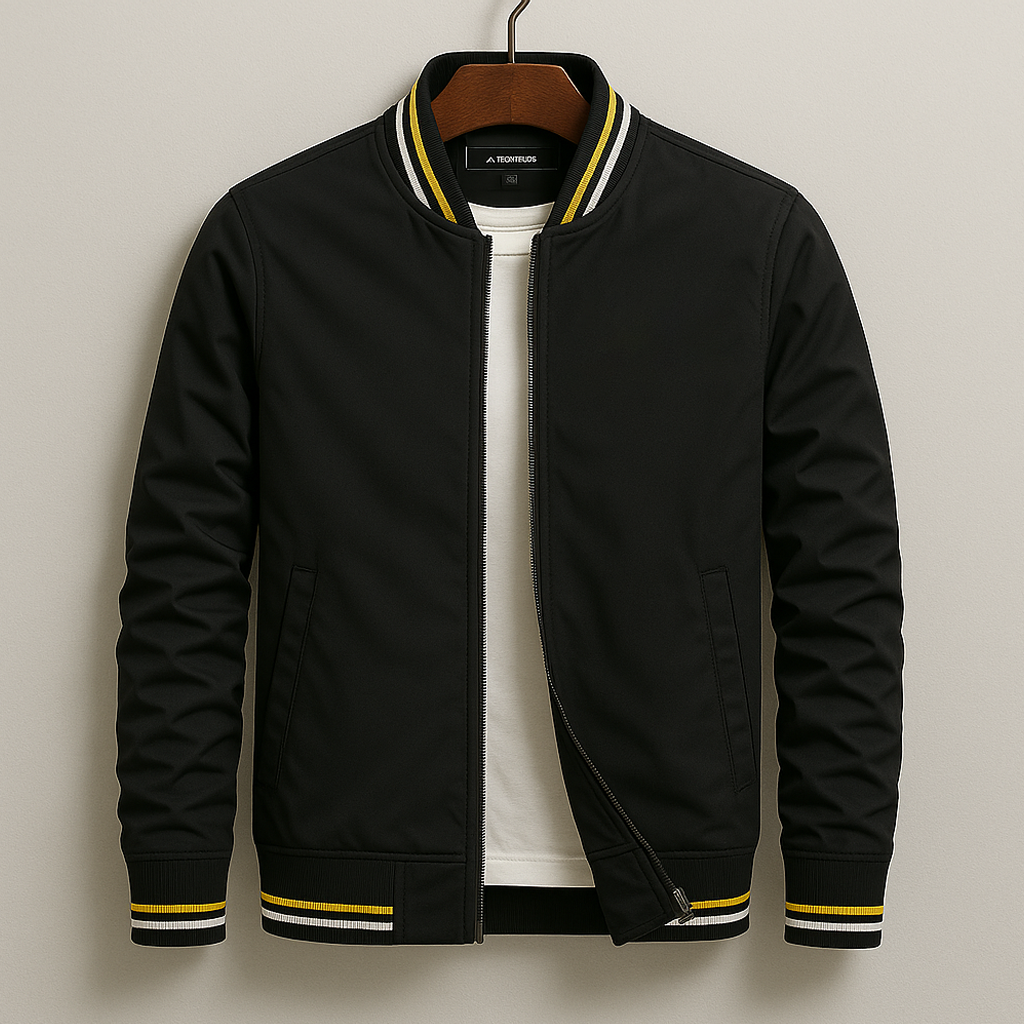 Veste pour homme automne déperlante respirante en polyester avec coupe casual Laurent