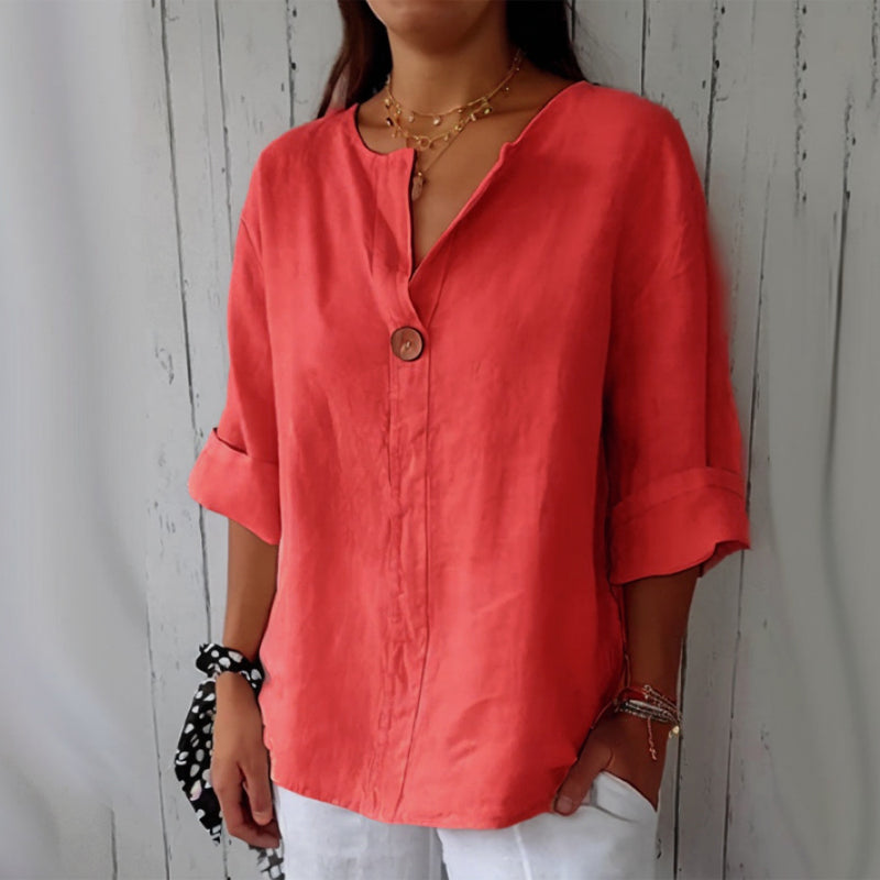 Élodie – Blouse en lin femme