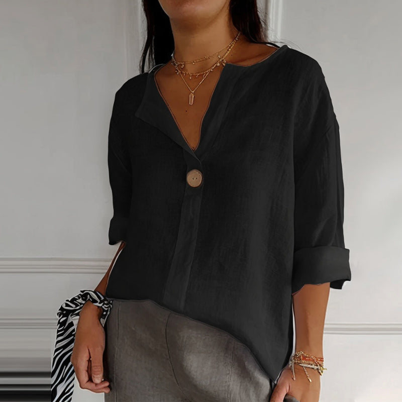 Élodie – Blouse en lin femme
