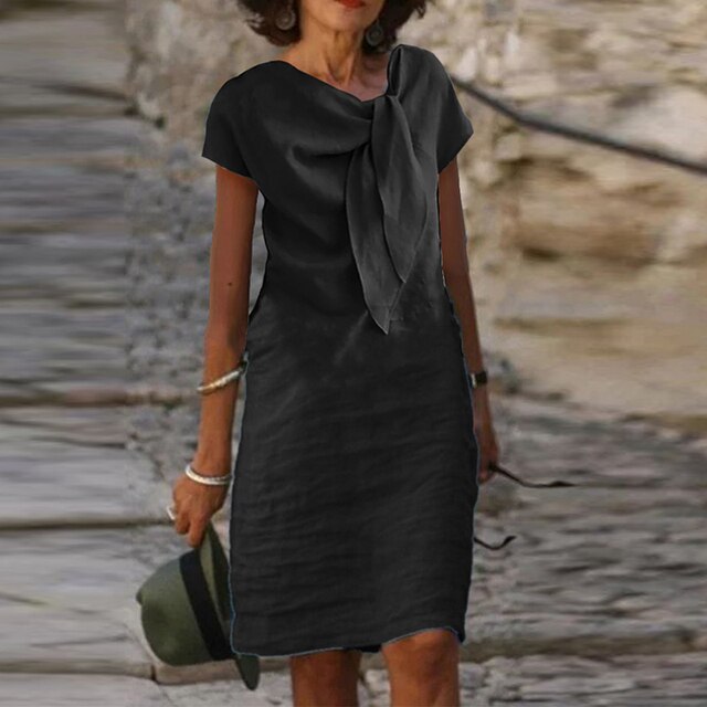 Fanny – Robe mini de soirée à manches courtes femme