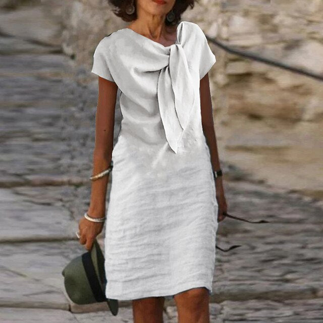 Fanny – Robe mini de soirée à manches courtes femme