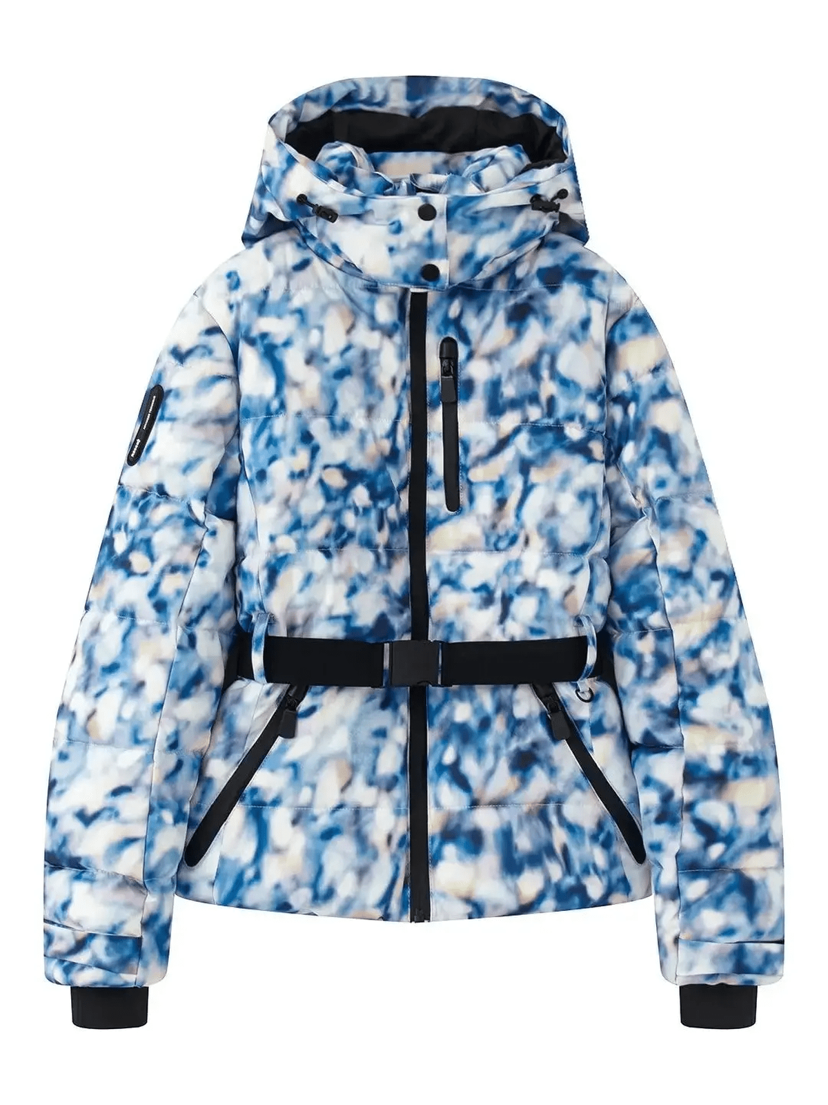 Élise – Doudoune de ski matelassée avec ceinture femme