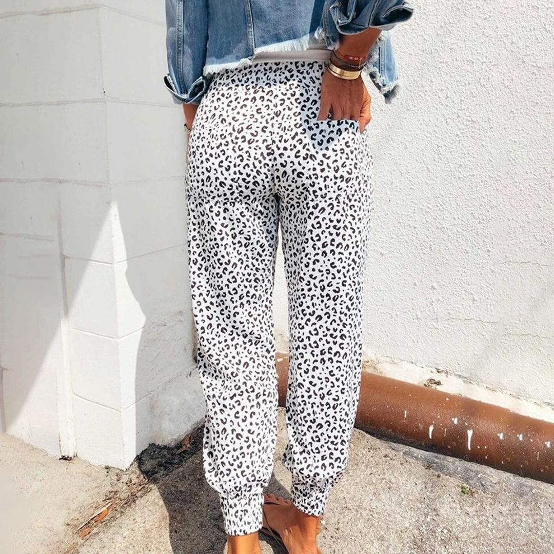 Pantalon de loisir à imprimé léopard – style affirmé et confort au quotidien