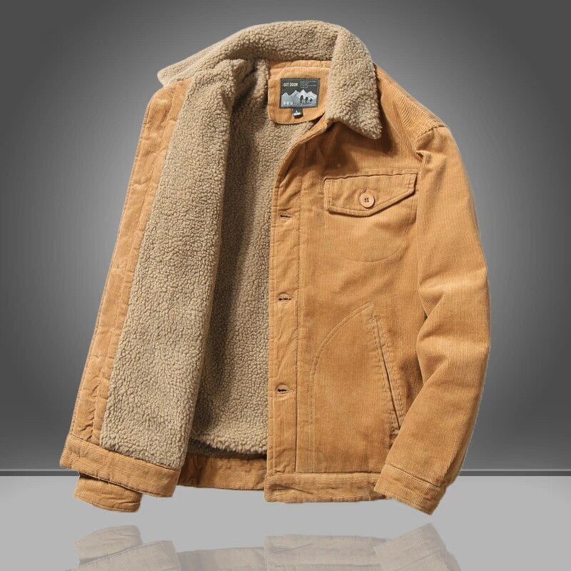 Philippe – Veste homme hiver matelassée boutons