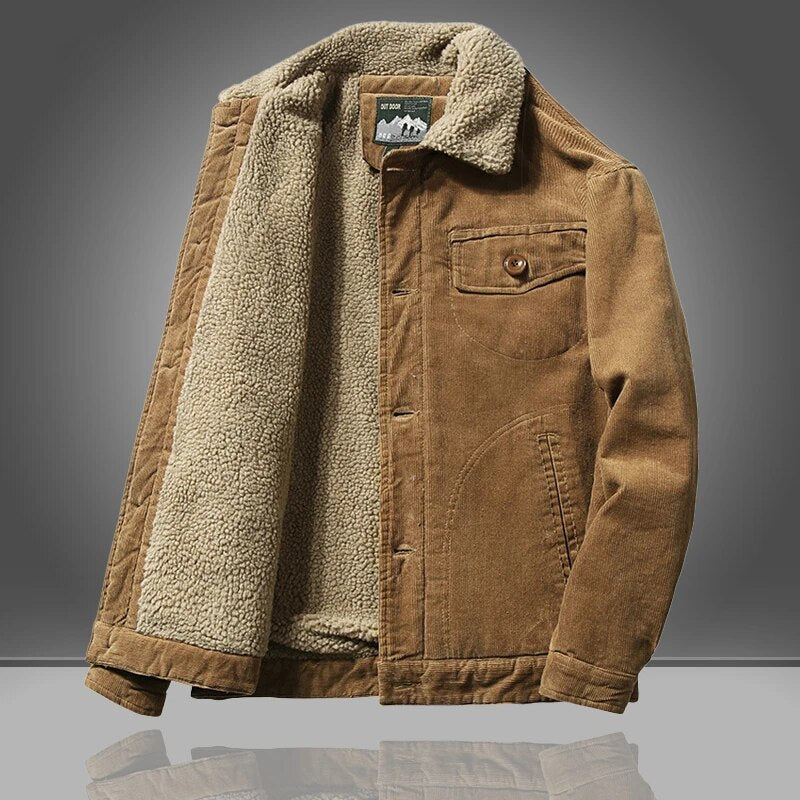 Philippe – Veste homme hiver matelassée boutons