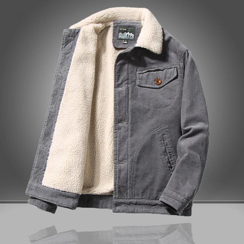 Philippe – Veste homme hiver matelassée boutons