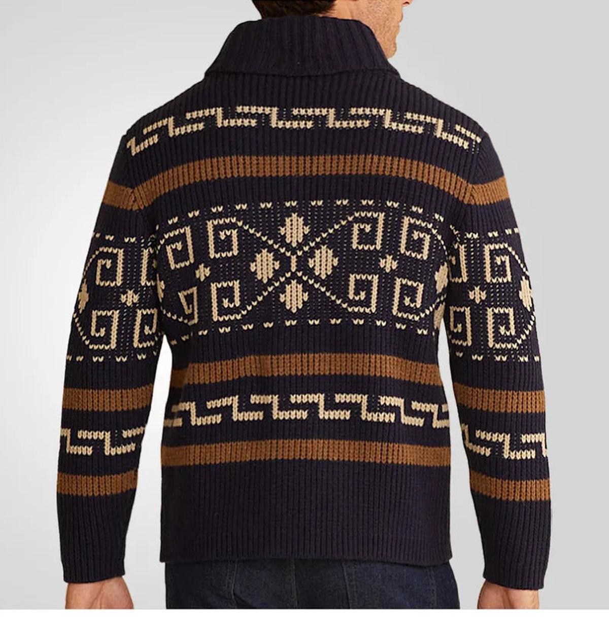 Clément – Gilet en maille zippé avec col rabattu homme