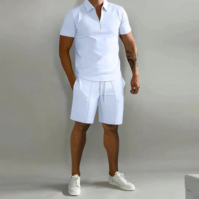 Louis – Ensemble polo et short deux pièces homme