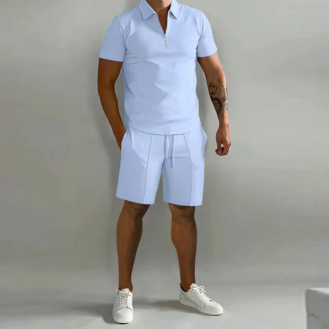Louis – Ensemble polo et short deux pièces homme