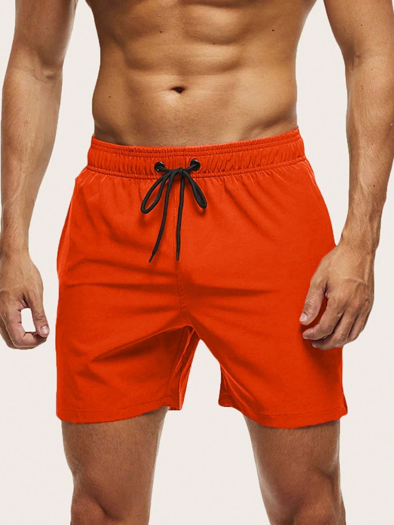 Short de bain homme séchage rapide doublé à poche zippée