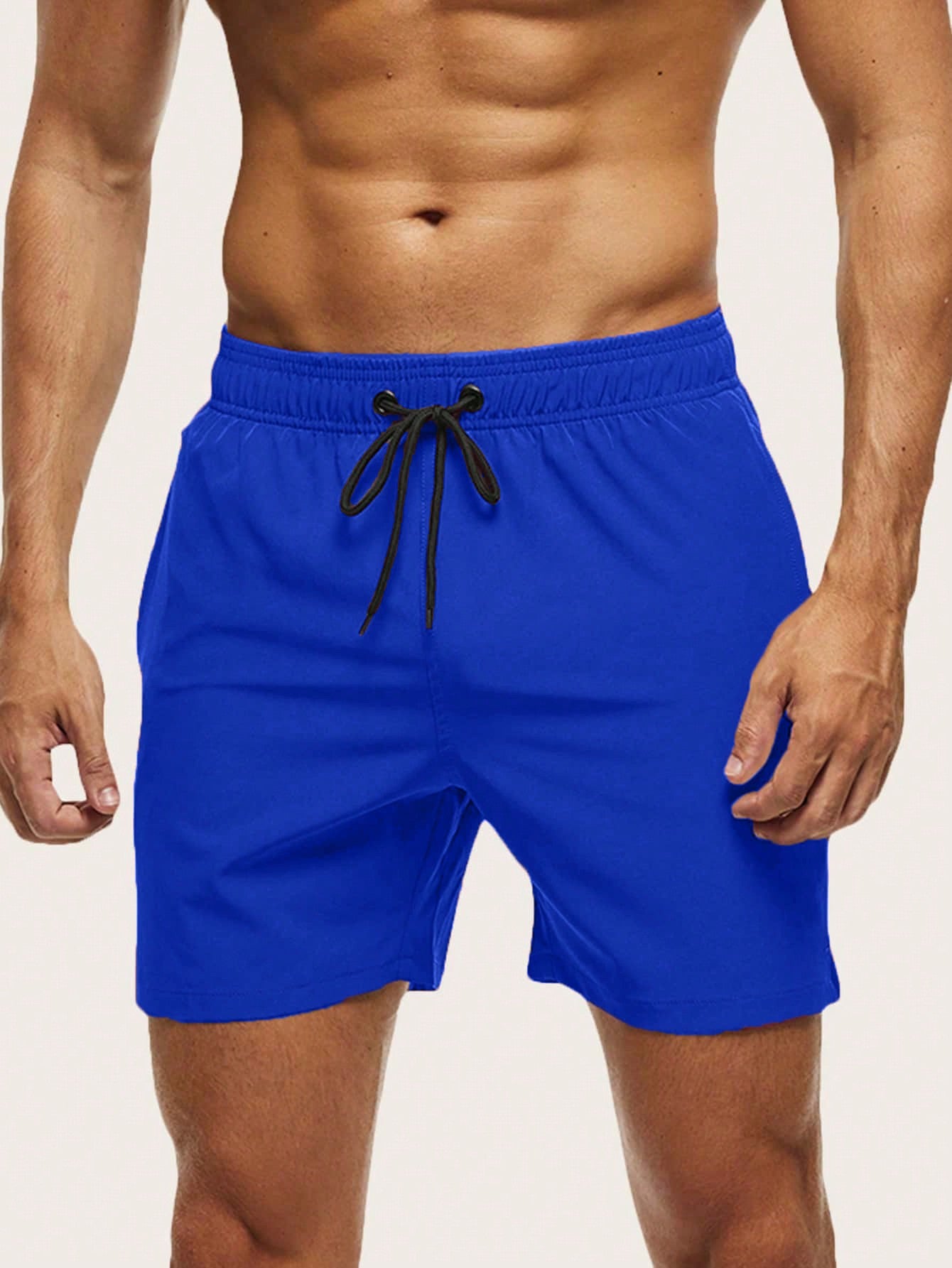 Short de bain homme séchage rapide doublé à poche zippée
