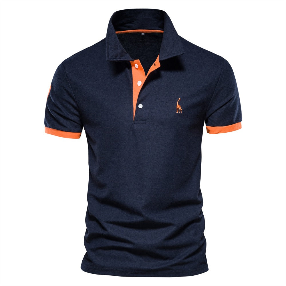 Polo homme manches courtes uni – style casual chic et confort estival