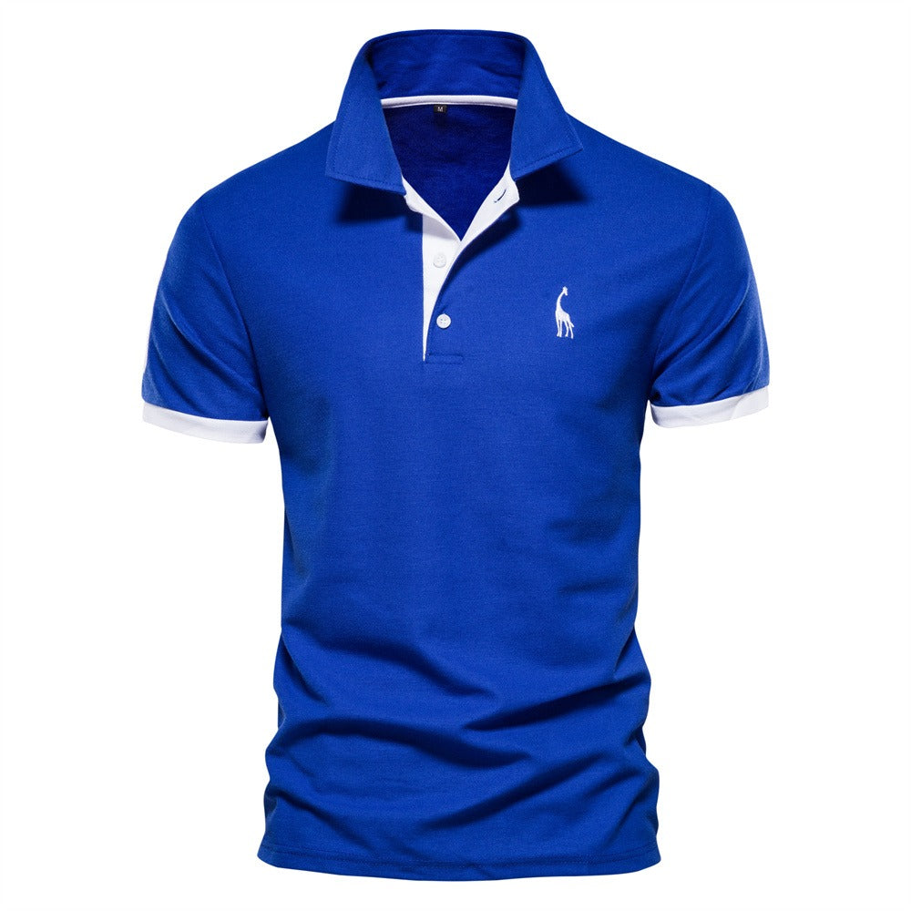 Polo homme manches courtes uni – style casual chic et confort estival