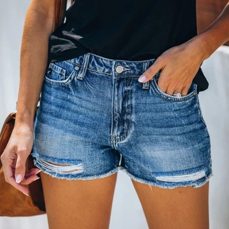 Apolline – Short en denim femme
