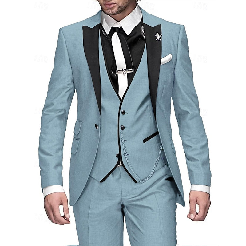 Costume trois pièces pour homme élégant et confortable en lin coupe moderne Adrien