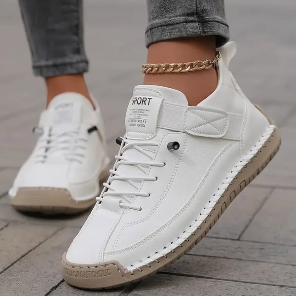Baskets femme à enfiler sans lacets au look sportif 2