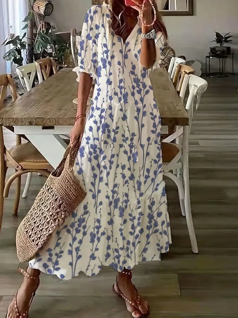 Robe d’Été Bohème Chic – Légère, Féminine et Parfaite pour Vos Journées Ensoleillées