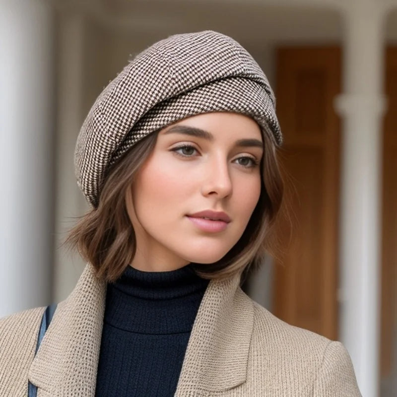Béret femme en laine style parisien 4