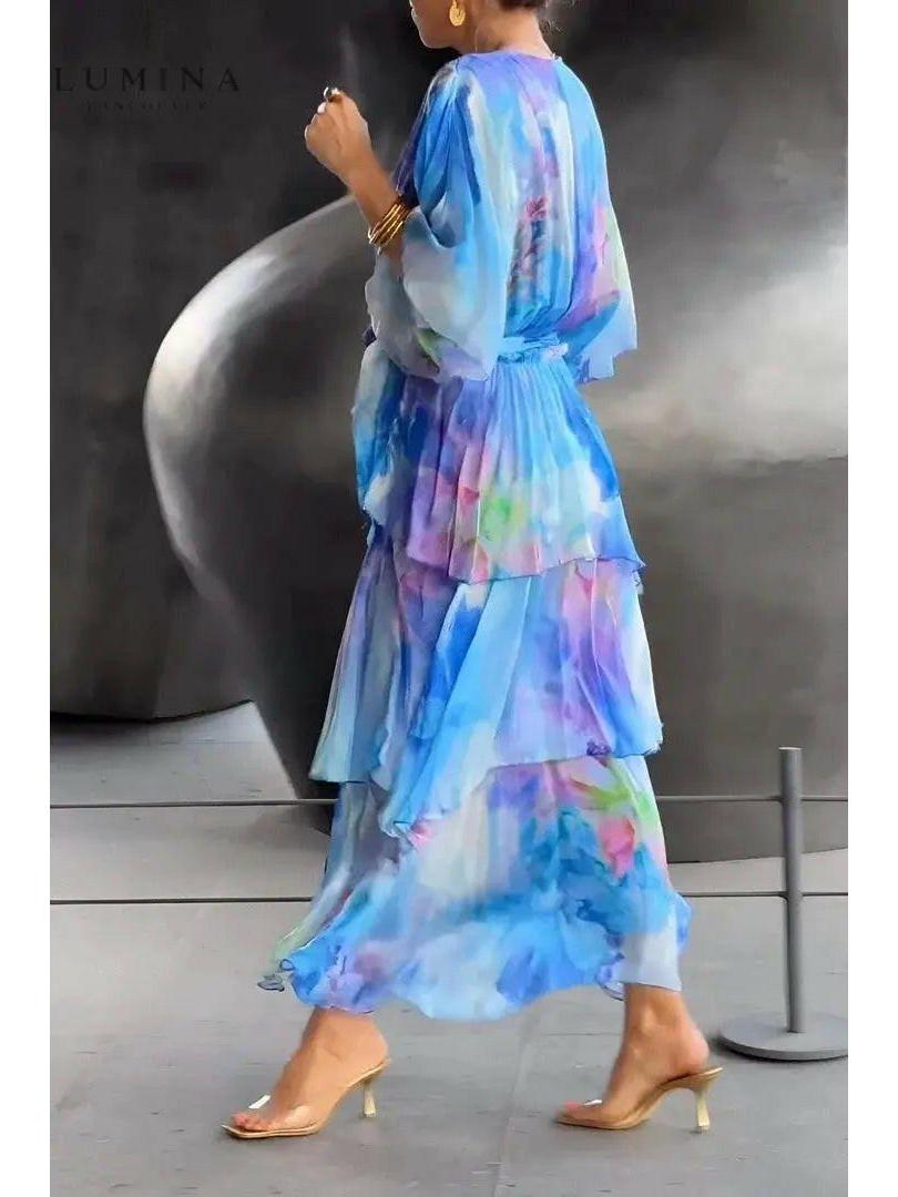 Joséphine – Robe à col en V femme