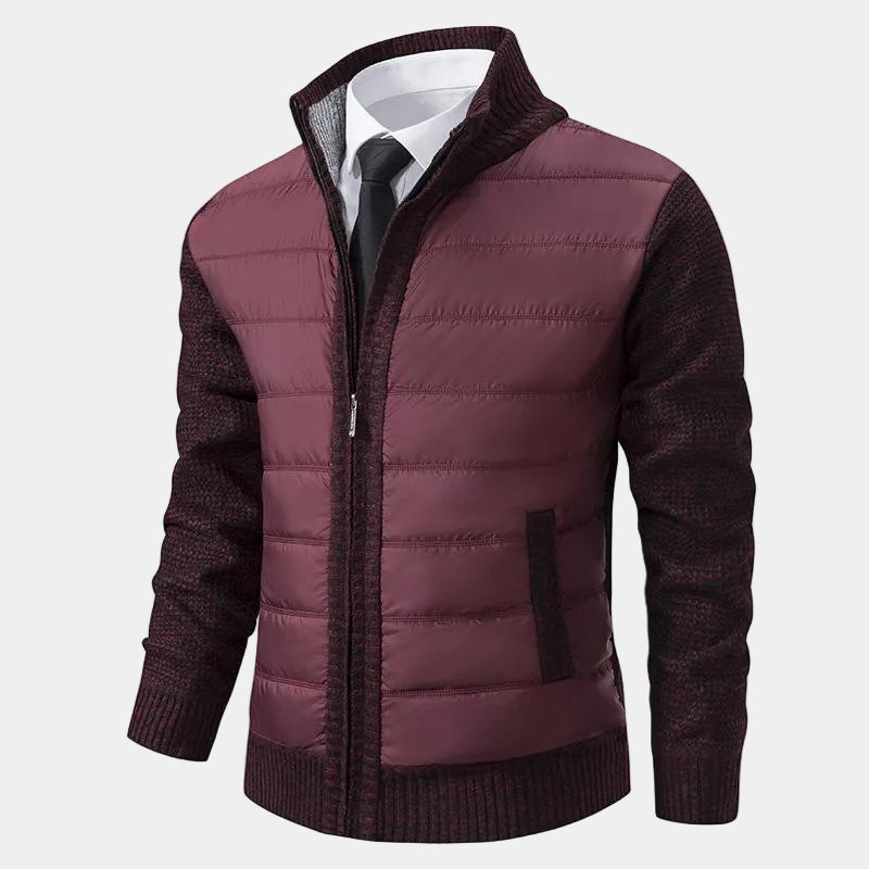 Blouson homme matelassé zippé à col montant 2