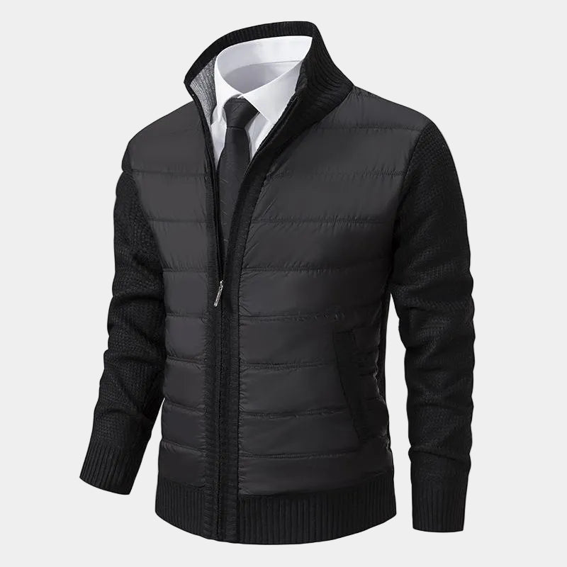 Blouson homme matelassé zippé à col montant 3
