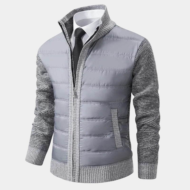 Blouson homme matelassé zippé à col montant 5