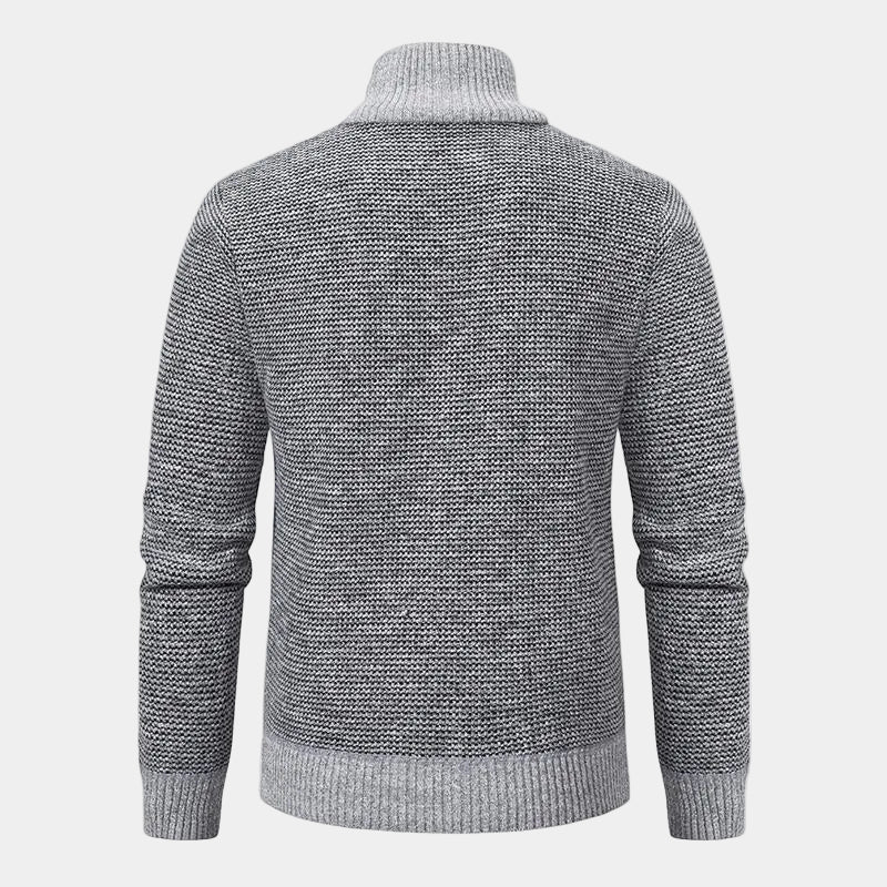 Blouson homme matelassé zippé à col montant 6