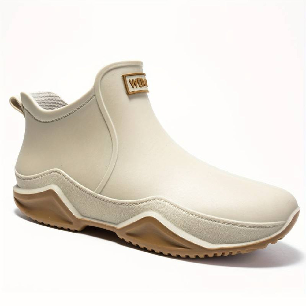 Bottes de pluie femme imperméables en caoutchouc à tige mi-haute 8