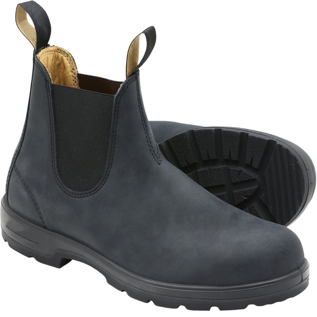 Bottines chelsea femme en cuir à semelle crantée 1