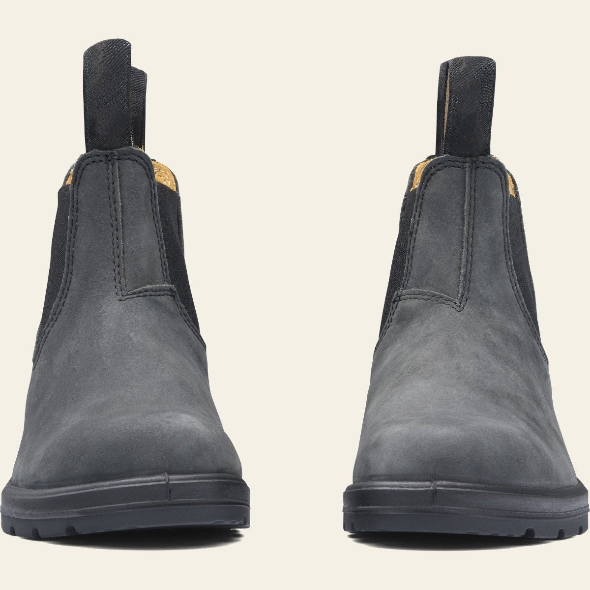 Bottines chelsea femme en cuir à semelle crantée 2