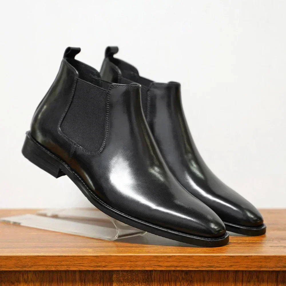 Bottines Chelsea homme en cuir 1