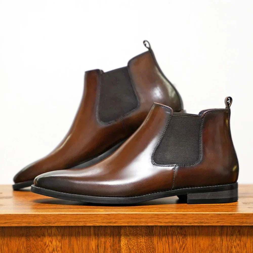 Bottines Chelsea homme en cuir 7