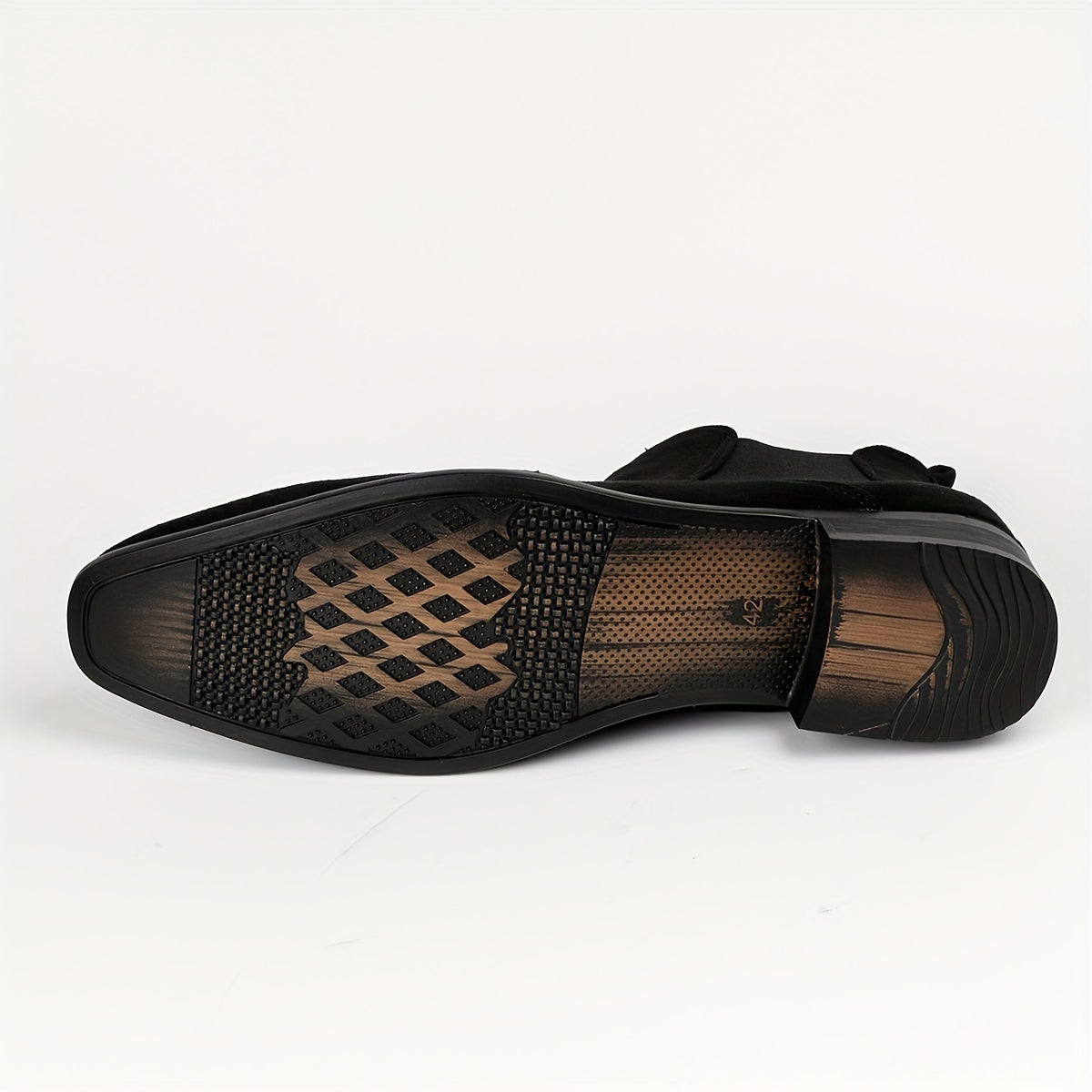 Bottines Chelsea homme en cuir à bout arrondi 11