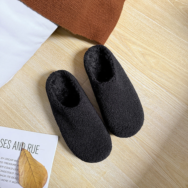 Chaussons d'hiver femme fourrés à semelle antidérapante 7