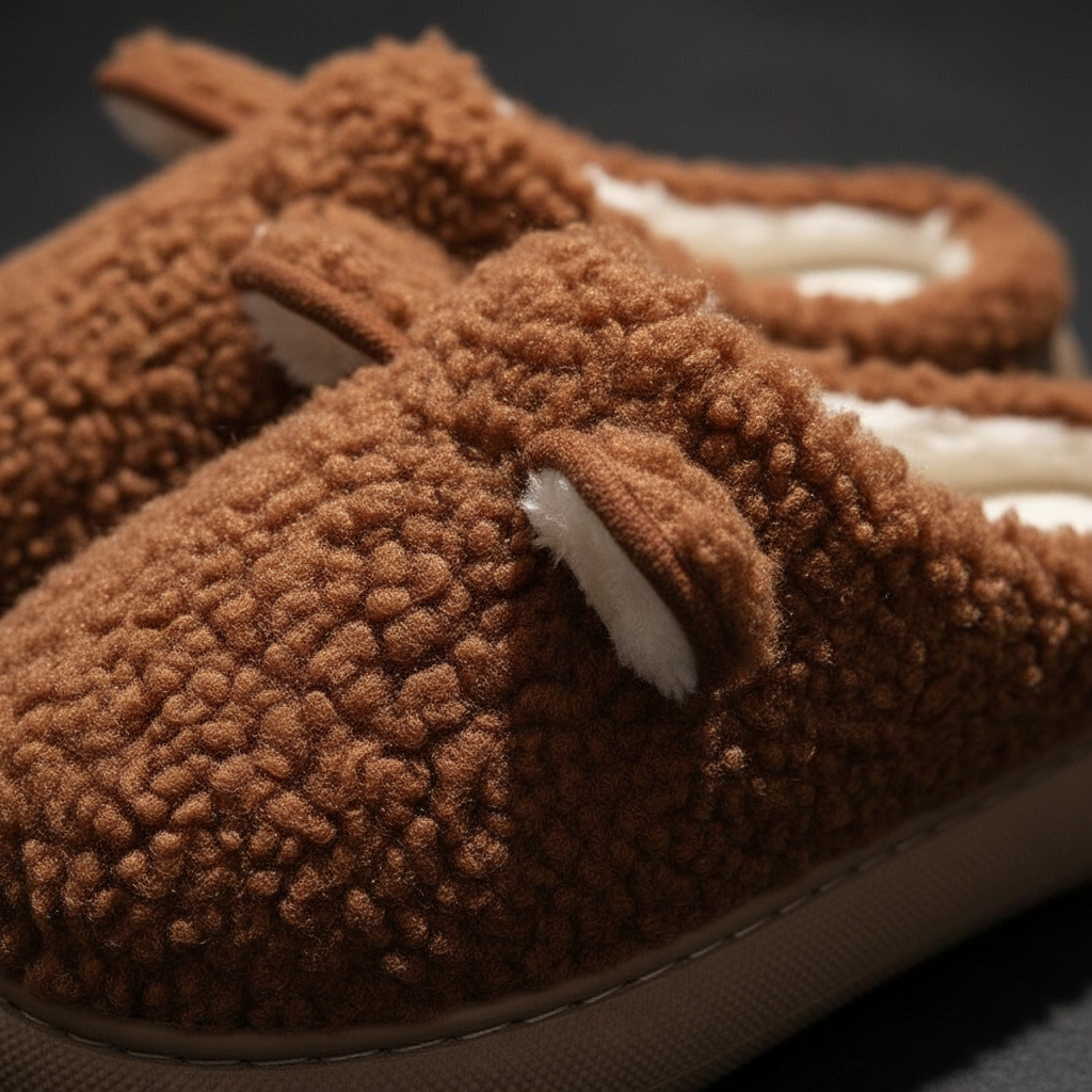 Chaussons d'hiver femme montants à plateforme et détail brodé 10