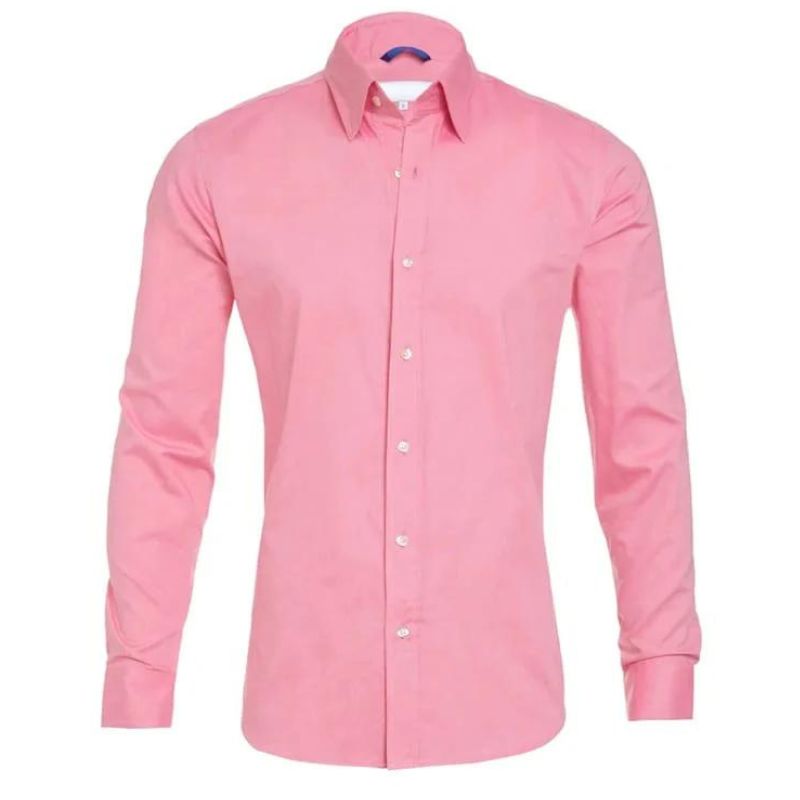 Chemise homme infroissable à fermeture zippée dissimulée manches longues 25