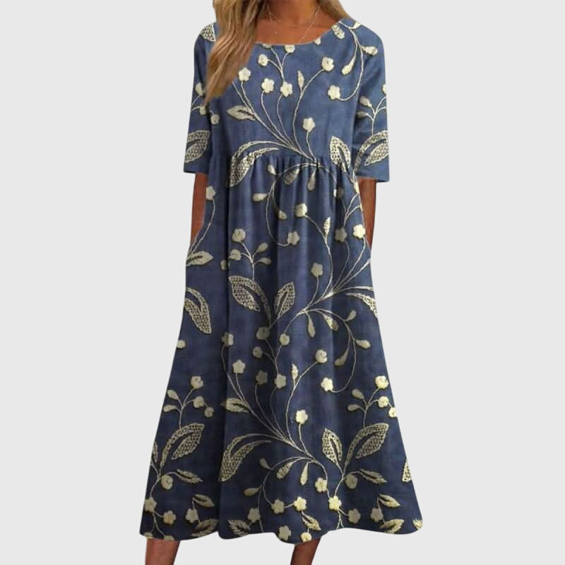 Garance – Robe midi d'été femme