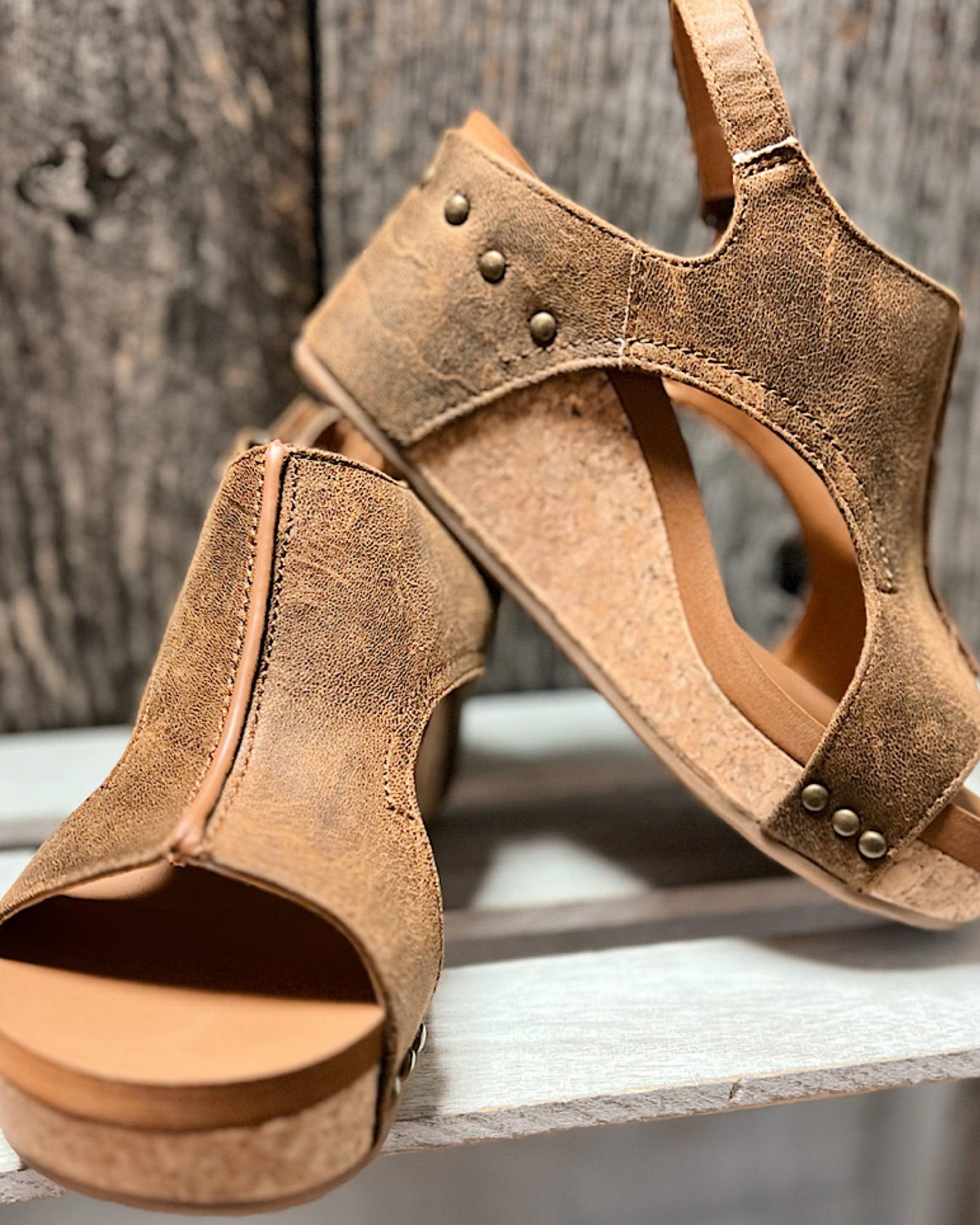 Coline – Sandales compensées femme