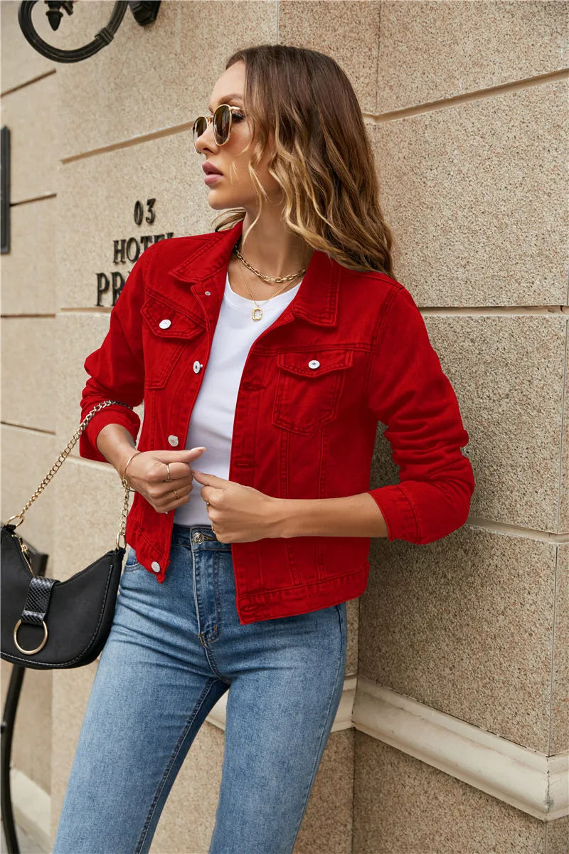 Isaline – Veste d’été en jean femme