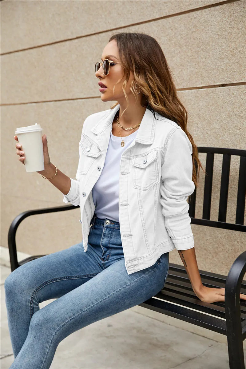 Isaline – Veste d’été en jean femme