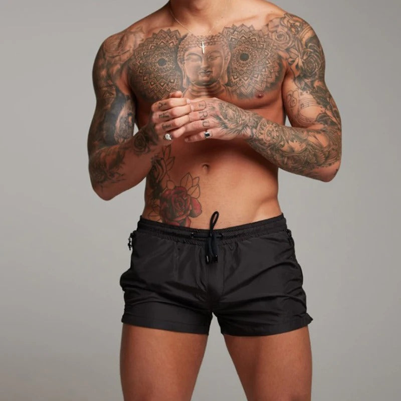 Gaspard – Short de bain court extensible homme