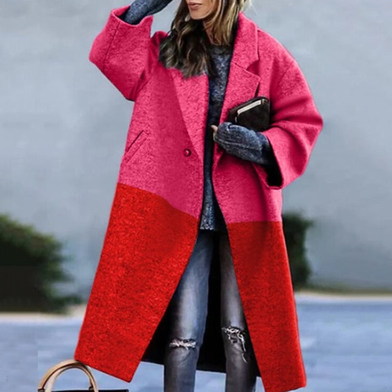 Claire – Manteau long femme automne