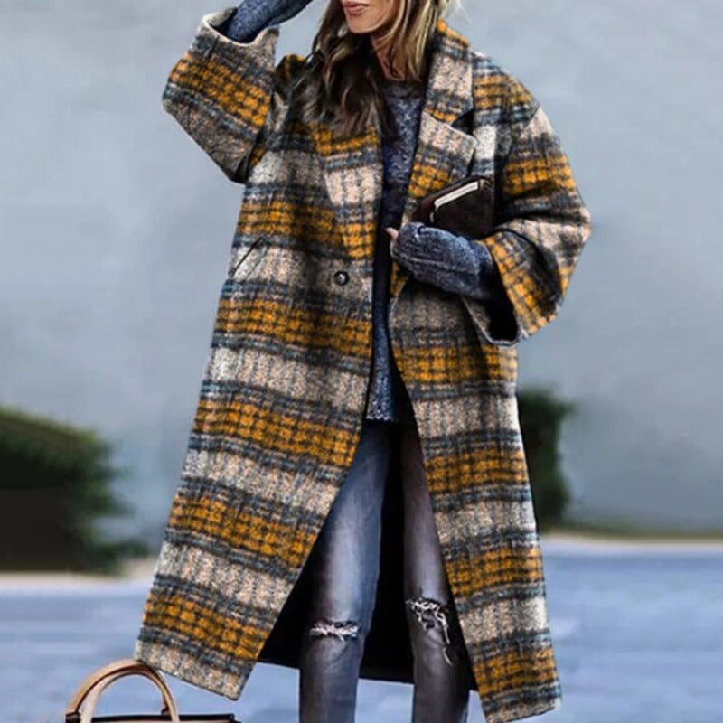 Claire – Manteau long femme automne
