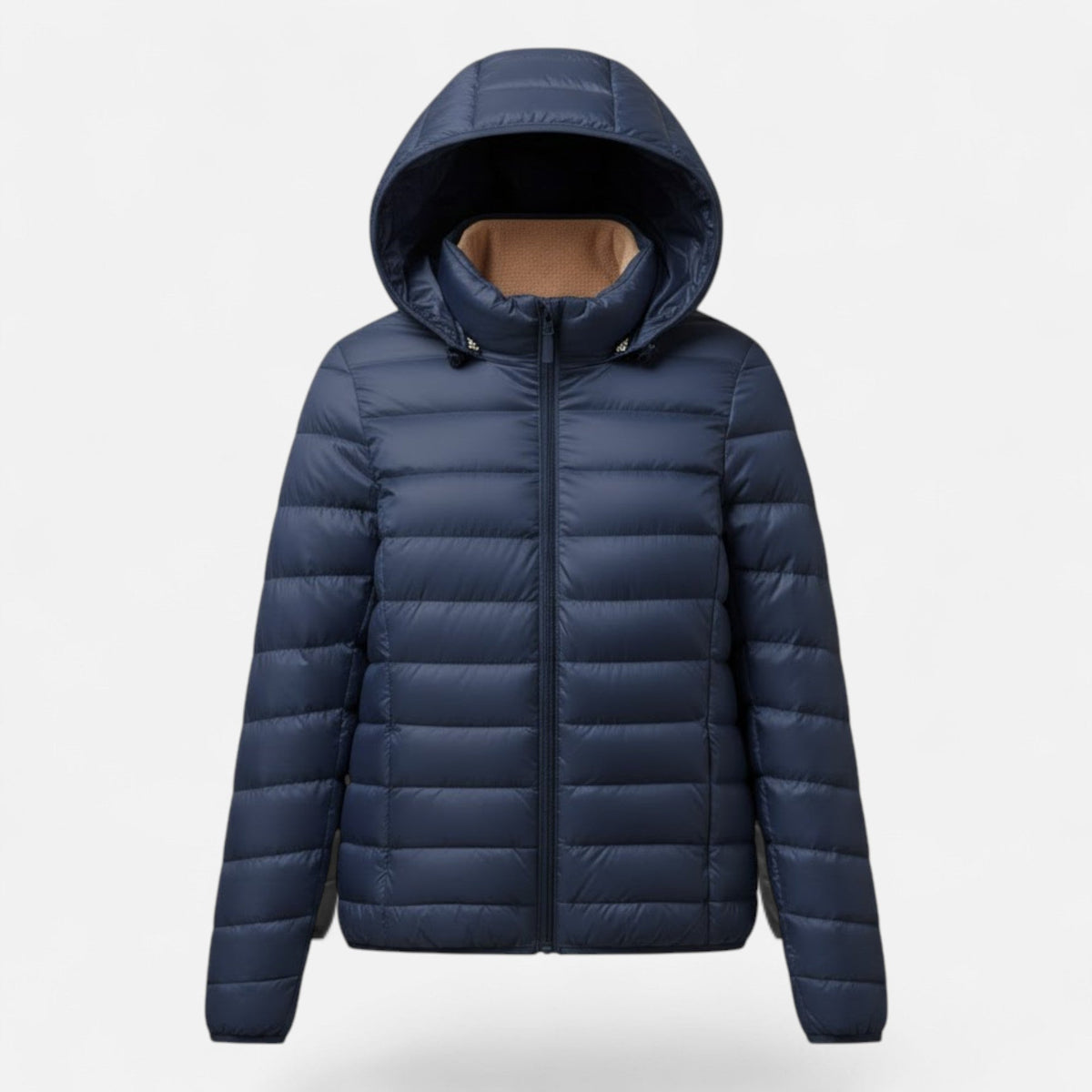 Doudoune femme à capuche matelassée légère grande taille 2