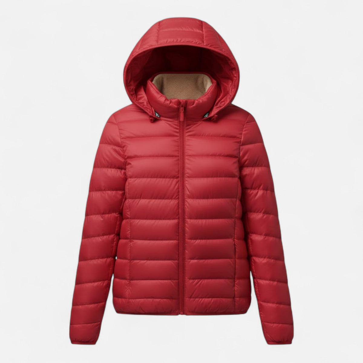 Doudoune femme à capuche matelassée légère grande taille 3