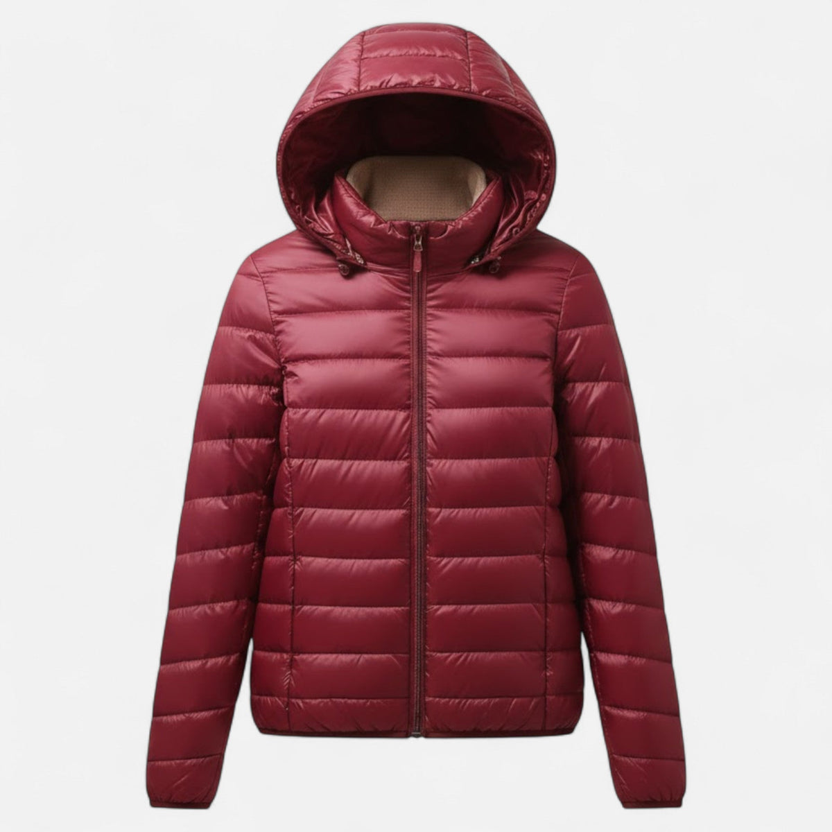 Doudoune femme à capuche matelassée légère grande taille 5