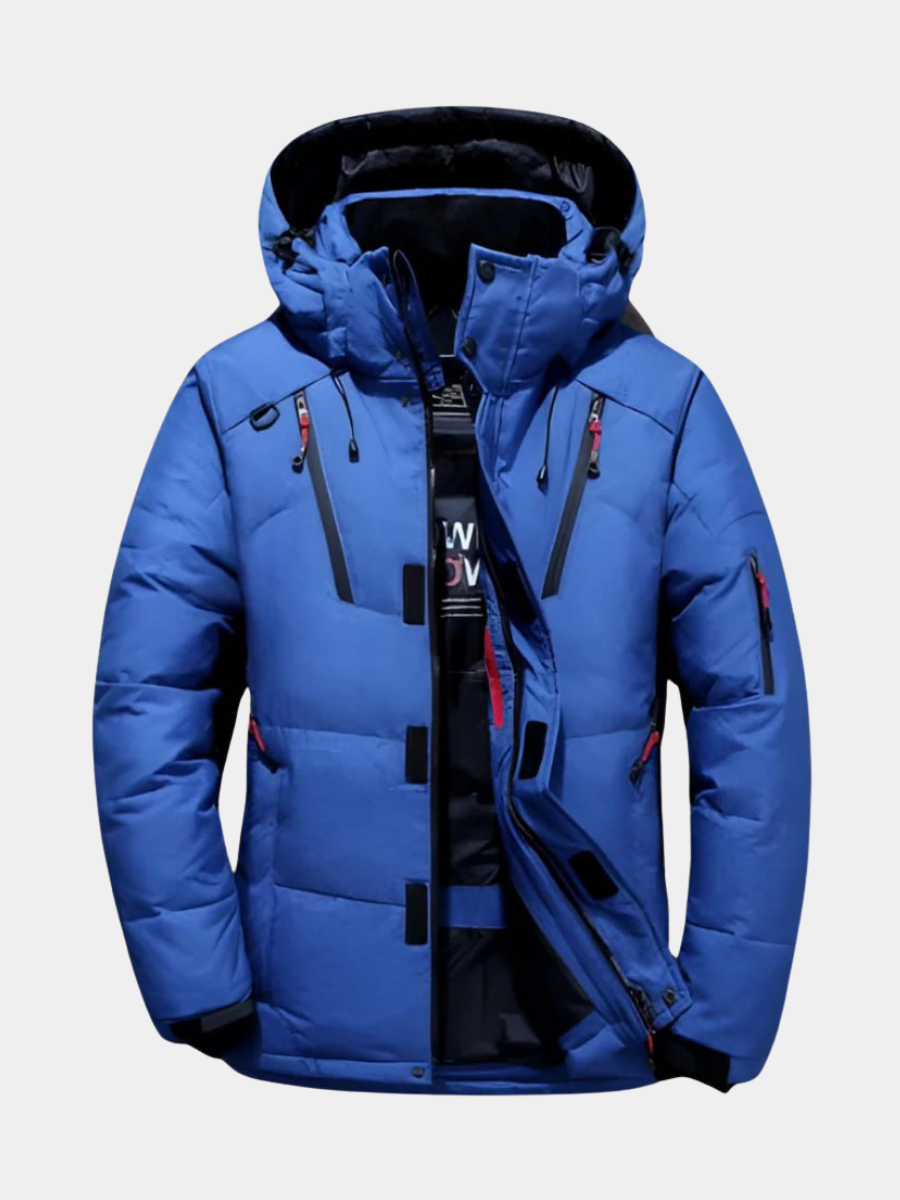 Doudoune hiver homme à capuche amovible déperlante 6